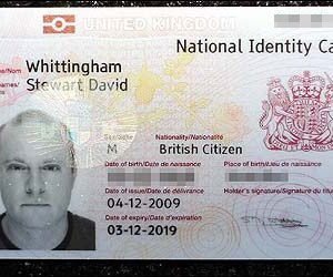 UK ID Card for sale