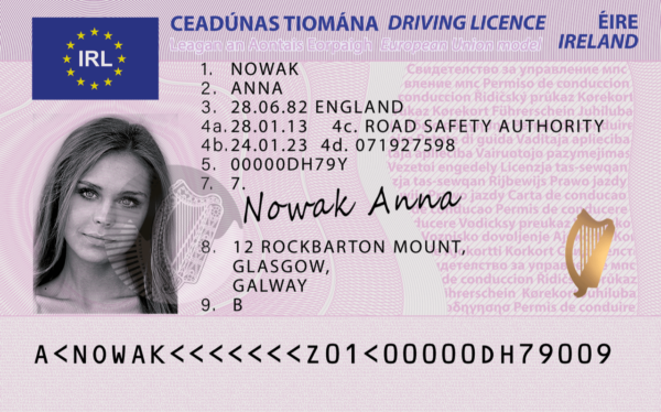 Ireland Driving Licence